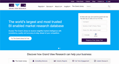 Desktop Screenshot of grandviewresearch.com